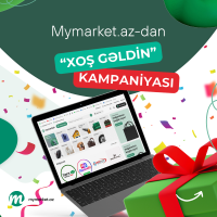 Mymarket.az-dan “Xoşgəldin Kampaniyası”💚🤝