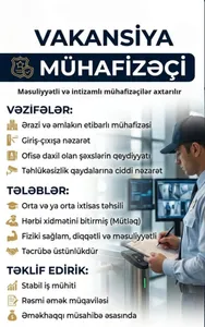 Mühafizəçi axtarılır