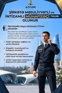 Mühafizəçi axtarılır
