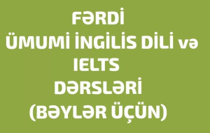 Ümumi ingilis dili və IELTS dərsləri