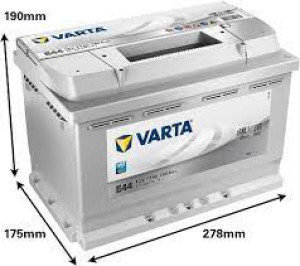 Varta silver 74 ah Akkumulyator