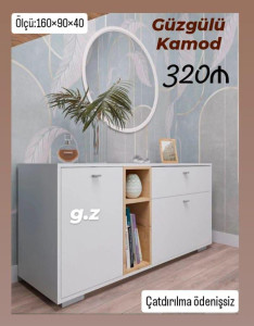 Güzgülü kamod şkaf