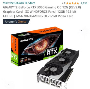 RTX 4060 3060 RX Arc