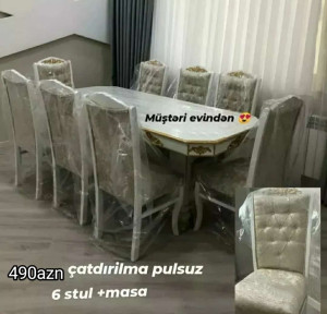 Masa və oturacaqlar