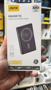 Simsiz Power Bank 10000 mAh Aspor A382 (R164)