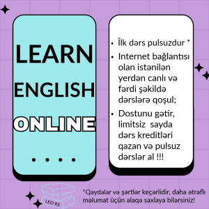 Online ingilis dili kursu