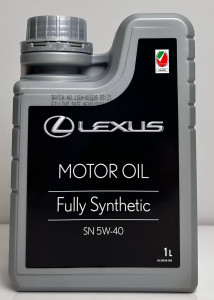 Motor yağı Lexus 5W40 - 1 L