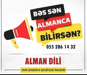 Alman dili fərdi danışıq dərsləri